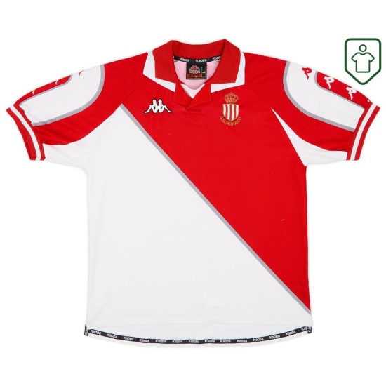 Herren AS Monaco Heim-Retro-Trikot 1998/99