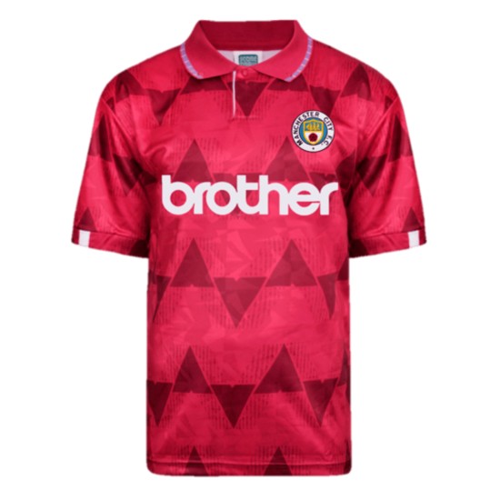 Damen Manchester City 1989 Auswärts Retro Trikot