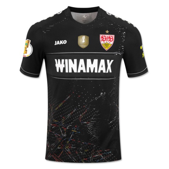 Herren VfB Stuttgart 2024/25 Auswärts Pokalfinaltrikot - Schwarz