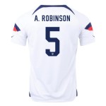 Antonee Robinson #5 USMNT Heimtrikot Weltmeisterschaft 2022 Antonee Robinson #5 USMNT Heimtrikot Weltmeisterschaft 2022