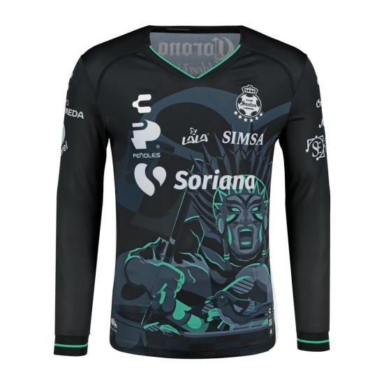 Damen Santos Laguna 2024/25 Drittes Langarmtrikot Damen Santos Laguna 2024/25 Drittes Langarmtrikot