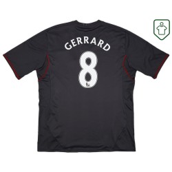 Herren Liverpool 2011/12 Auswärts Retro Shirt Gerrard #8