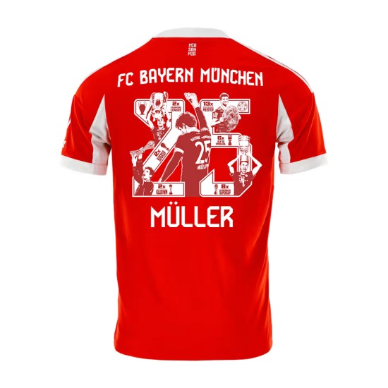 Herren Bayern Munich 2025/26 Heimtrikot - Müller #25