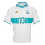 Damen OM Retro King Trikot #10 - Weiß Damen OM Retro King Trikot #10 - Weiß