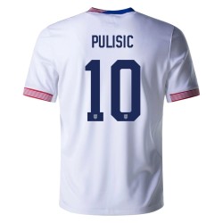 Christian Pulisic #10 USMNT Heimtrikot Copa America 2024
