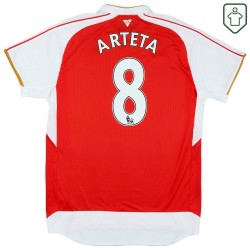 Herren Arsenal 2015/16 Heim Retro Shirt Arteta #8