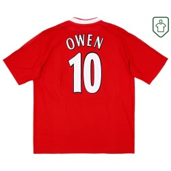Herren Liverpool 2002/04 Heim Retro Shirt Owen #10