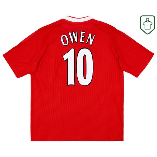 Herren Liverpool 2002/04 Heim Retro Shirt Owen #10 Herren Liverpool 2002/04 Heim Retro Shirt Owen #10