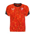 Kinder Sevilla FC 2024/25 Drittes Pre Match Shirt - Rot