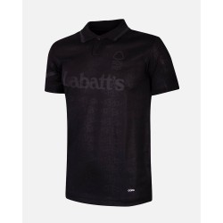 Herren Nottingham Forest 1992/93 Auswärts Retro Trikot Schwarz