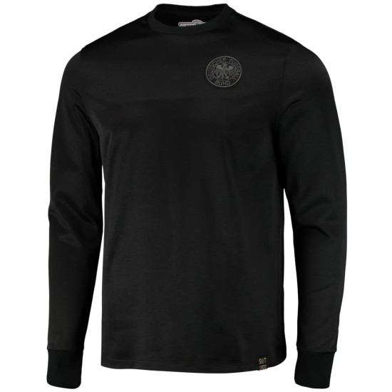 Kinder Deutschland 1974 Heim Retro Langarm Kapitänstrikot