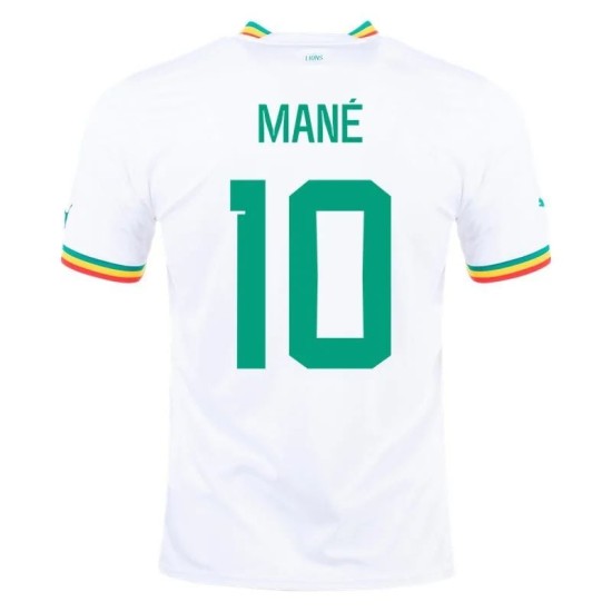 Sadio Mané #10 Senegal Heimtrikot Weltmeisterschaft 2022 Sadio Mané #10 Senegal Heimtrikot Weltmeisterschaft 2022