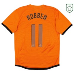 Männer Niederlande 2012/13 Heim Retro Shirt Robben #11