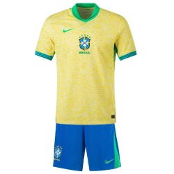 Kinder Brasilien Heimtrikot+Kurze Hosen Copa America 2024