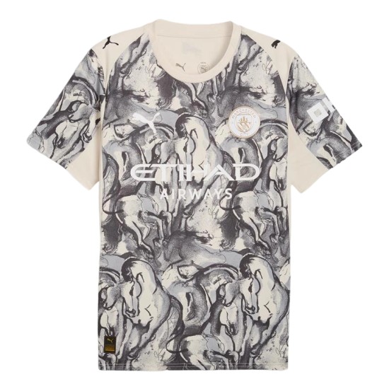 Herren Manchester City 2026 Jahr des Pferdes Pre-Match-Trikot