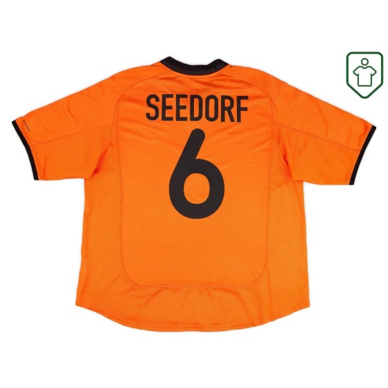 Männer Niederlande 2000/02 Heim Retro Shirt Seedorf #6 Männer Niederlande 2000/02 Heim Retro Shirt Seedorf #6