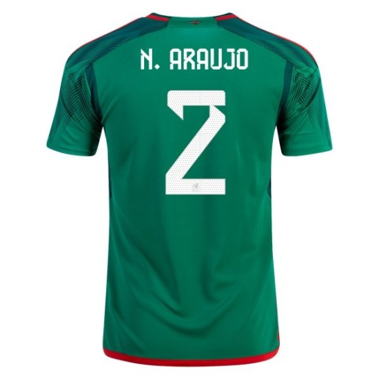Néstor Araujo #2 Mexiko Heimtrikot Weltmeisterschaft 2022