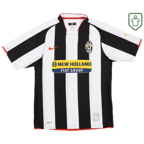 Herren Juventus 2007/08 Heim-Retro-Trikot
