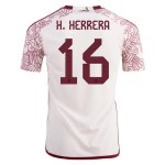 Hector Herrera #16 Mexiko Auswärtstrikot Weltmeisterschaft 2022