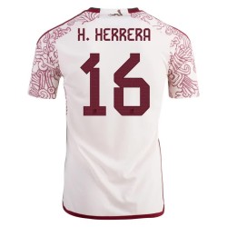 Hector Herrera #16 Mexiko Auswärtstrikot Weltmeisterschaft 2022