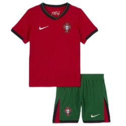Kinder Portugal Heimtrikot+Kurze Hosen EURO 2024