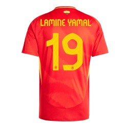LAMINE YAMAL #19 Spanien Heimtrikot EURO 2024