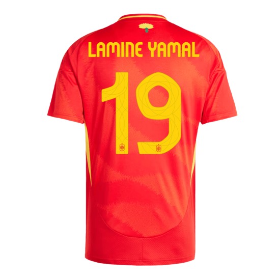 LAMINE YAMAL #19 Spanien Heimtrikot EURO 2024 LAMINE YAMAL #19 Spanien Heimtrikot EURO 2024