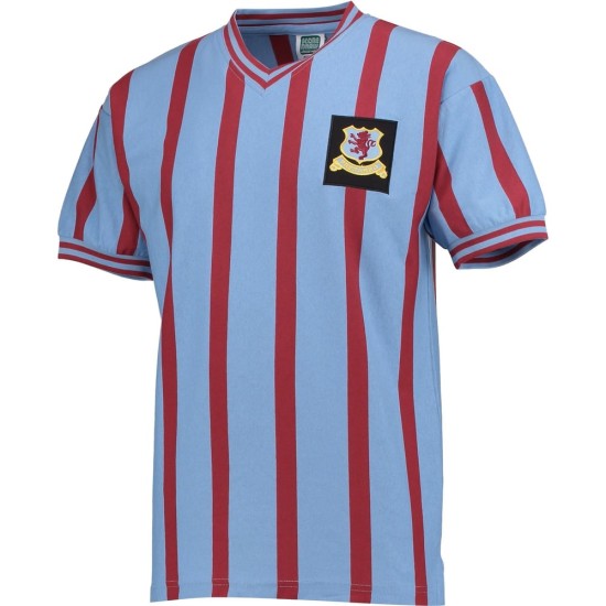 Damen Aston Villa 1957 Retro FA Cup Final Trikot Damen Aston Villa 1957 Retro FA Cup Final Trikot