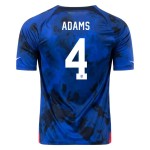 Tyler Adams #4 USMNT Auswärtstrikot Weltmeisterschaft 2022