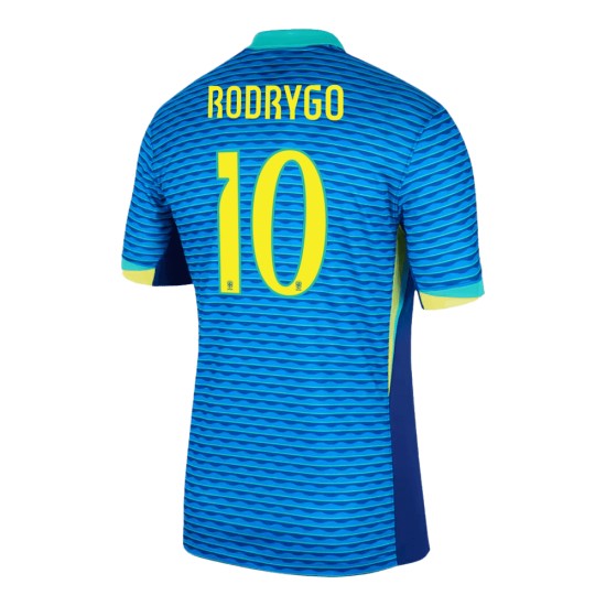 RODRYGO #10 Brasilien Auswärtstrikot Copa America 2024