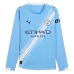 Kinder Manchester City 2025/26 Heimtrikot mit langen Ärmeln Kinder Manchester City 2025/26 Heimtrikot mit langen Ärmeln