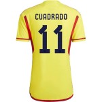 Juan Cuadrado #11 Kolumbien Heimtrikot Weltmeisterschaft 2022