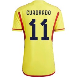 Juan Cuadrado #11 Kolumbien Heimtrikot Weltmeisterschaft 2022