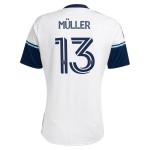 Herren Vancouver Whitecaps FC 2025 Heimtrikot - Müller #13 Herren Vancouver Whitecaps FC 2025 Heimtrikot - Müller #13