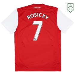 Herren Arsenal 2011/12 Heim Retro Shirt Rosicky #7