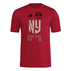 Kinder New York Red Bulls 2025 Drittes Hook AEROREADY Shirt - Rot