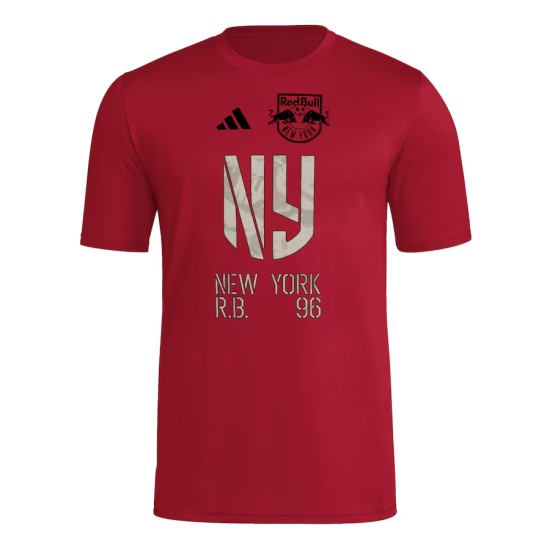 Herren New York Red Bulls 2025 Drittes Hook AEROREADY Shirt - Rot Herren New York Red Bulls 2025 Drittes Hook AEROREADY Shirt - Rot