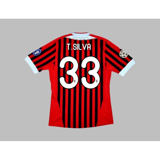 Herren T.SILVA Milan 2011/12 Heimtrikot