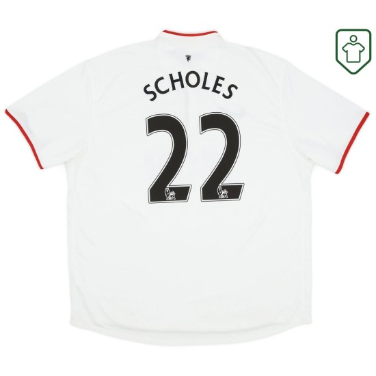 Herren Manchester United 2012/14 Auswärts Retro Shirt Scholes #22