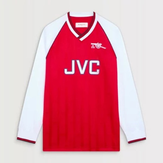 Damen Arsenal 1988/89 Heim Retro Langarmtrikot Damen Arsenal 1988/89 Heim Retro Langarmtrikot