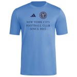 Damen New York City FC 2025 Drittes Hook AEROREADY Shirt - Blau Damen New York City FC 2025 Drittes Hook AEROREADY Shirt - Blau