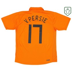 Männer Niederlande 2006/08 Heim Retro Shirt V. Persie #17