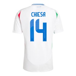 Federico Chiesa #14 Italien Auswärtstrikot EURO 2024