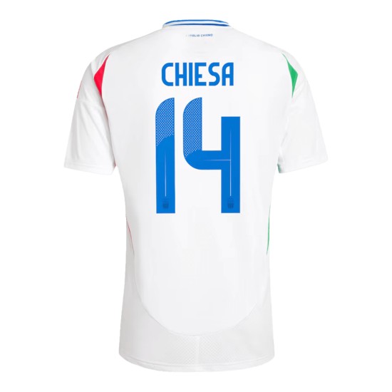 Federico Chiesa #14 Italien Auswärtstrikot EURO 2024