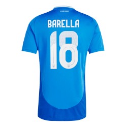 Nicolo Barella #18 Italien Heimtrikot EURO 2024
