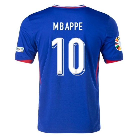Kylian Mbappe #10 Frankreich Heimtrikot EURO 2024