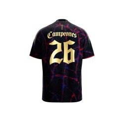 Herren FC Barcelona 2026 Spanischer-Meister-T-Shirt - Schwarz