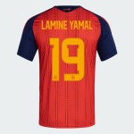 Damen Spanien 2026 Heim Authentisches WM-Trikot LAMINE YAMAL #19