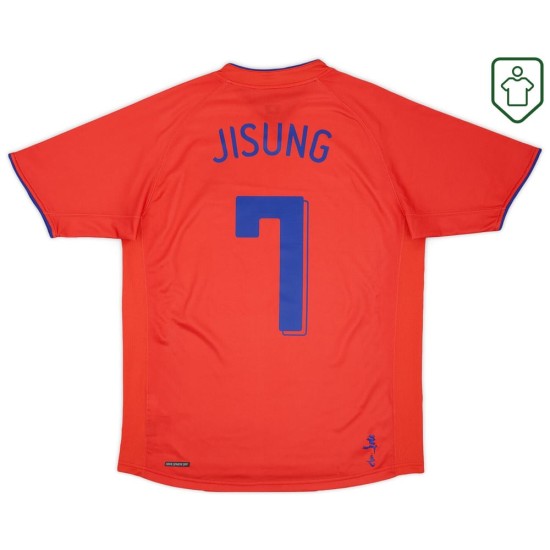 Männer Südkorea 2006/08 Heim Retro Shirt Jisung #7