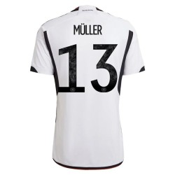 Thomas Müller #13 Deutschland Heimtrikot Weltmeisterschaft 2022